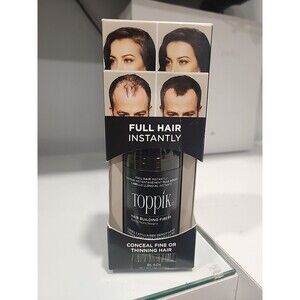 Toppik Hair Building Fibers Fill In Fine Thinning Hair Instantly Thicker BLACK